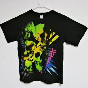 Cygnus Skull Crew Neck T Shirt Mens